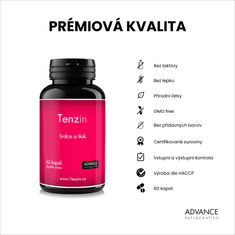 Advance nutraceutics ADVANCE Tenzin 60 kapslí - pro zdravé srdce a tlak
