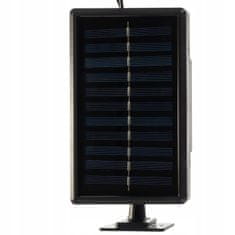 Izoksis 21806 Solární závěsné LED lampy na zahradu DUO s dálkovým ovládáním, IP44, 3600mAh, černá