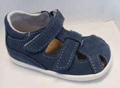 Jonap JONAP 041 S chlapecké kožené sandálky modré, velikost 25