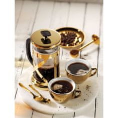 Cilio Kávové lžičky, sada 6 ks, nerezová ocel, 13,5 cm, Gold Coffee Culture / Cilio