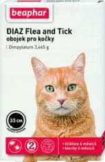 Beaphar Diaz antiparazitický obojek pro kočky 35cm