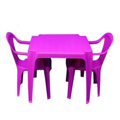 IPAE Sada 2 židličky a stoleček Progarden - růžová