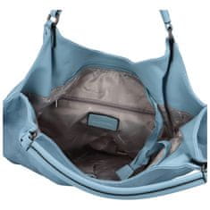 Coveri WORLD Trendová koženková kabelka přes rameno Fola, světle modrá