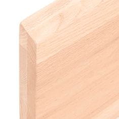shumee Stolní deska 60 x 40 x 4 cm neošetřené masivní dubové dřevo