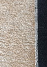 4sleep Kusový koberec ENZO cappucino Béžová ENZO 20/20/150 80x150 1cm až 1,9cm Jednobarevný