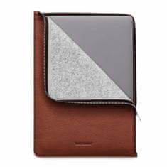 UNBRANDED Woolnut - Leather Folio - Kožené pouzdro na MacBook v koňakové barvě 16"