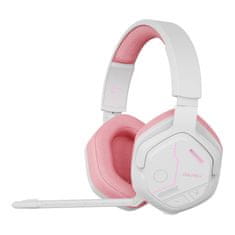 Dareu Bezdrátová herní sluchátka Dareu EH755 Bluetooth 2.4 G (růžová)