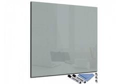 Glasdekor Magnetická skleněná tabule 50x50cm - Barva: Středně šedá