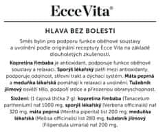 Ecce Vita Bylinný čaj Hlava bez bolesti (Headhelp), 50g