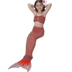 Surtep Kostým Mořská Panna Mermaid 3-pack Red Sea (vel. 120)