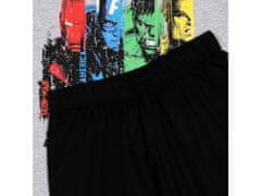 sarcia.eu Avengers Marvel Šedo-černé chlapecké pyžamo s krátkým rukávem, letní pyžamo 9-10 let 134/140 cm