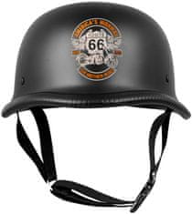 Sodager Retro otevřená moto helma Route 66 (Velikost: S (55-56))