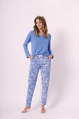 LEVEZA Dámské pyžamo BONA 1379 Modrá XL