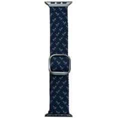 UNIQ Aspen Designer Edition pletený řemínek Tmavě modrá 45mm