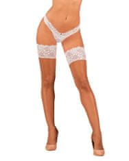 Obsessive Dokonalé punčochy Heavenlly stockings - Obsessive bílá XS/S