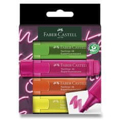Faber-Castell Zvýrazňovač Textliner 46 Neon sada 4 barev