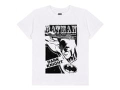sarcia.eu Batman Chlapecké bílé a šedé pyžamo s krátkým rukávem, letní pyžamo 10 let 140 cm