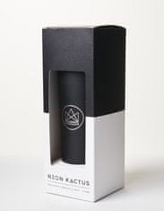 Neon Kactus , Designový nerez hrnek, 710 ml | černý