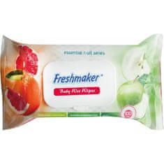 Freshmaker vlhčené ubrousky fruit 100 ks klip (2 ks)