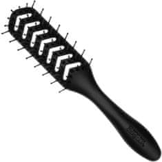 Denman D200 Skeleton Vent Black - váš nástroj pro dokonalý styling, sedm řad zubů pro přizpůsobení vašim potřebám