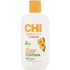 CHI Curly Care šampon pro kudrnaté vlasy, zvýrazňuje a definuje kudrlinky a dodává jim velkolepý vzhled, 355ml