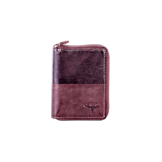 Buffalo Hnědá pánská peněženka na zip CE-PR-N4Z-HP-2.81_281612 Univerzální