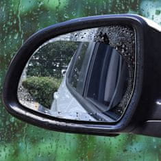 Techsuit 2x Fólie odolná vůči dešti - pro zpětné zrcátko do auta (15x10 cm)- Transparentní KP28096