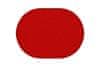 Kusový koberec Eton červený ovál 50x80