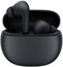 Sluchátka Redmi Buds 4 Active, špunty, bezdrátová, mikrofon, černá