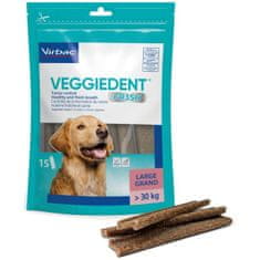 Virbac CET Veggiedent Fresh L žvýkací plátky15 ks, 490g