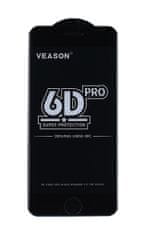 Veason Tvrzené sklo iPhone SE 2022 Full Cover černé 96981