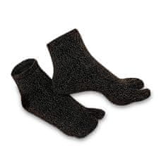 Antibakteriální stříbrné palcové ponožky Silvernite Supermicro M / Black