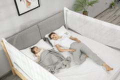 Monkey Mum Zábrana na postel Monkey Mum Premium - 150 cm - světle šedá