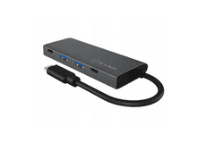IcyBox Hub USB IB-HUB1428-C31 USB typ C černý
