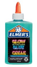 Elmer's Lepidlo ELMER'S Glow in Dark 147 ml - modré