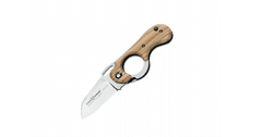 Fox Knives 270 OL Elite pánský kapesní nůž 5,5 cm, olivové dřevo, hliníková krabička