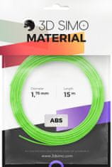 3Dsimo materiál - ABS (modrá, zelená, žlutá)
