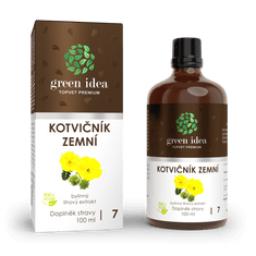 GREEN IDEA Kotvičník zemní - bylinný lihový extrakt 100ml