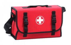 ŠTĚPAŘ Lékárnička brašna první pomoci červená prázdná, 270x170x100mmm