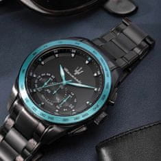 Maserati Pánské analogové hodinky Shamduer černá Univerzální