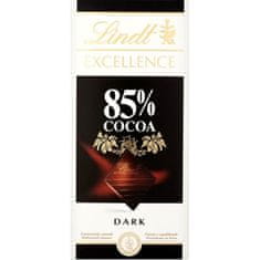 LINDT Excellence hořká čokoláda 85% kakaa 100g