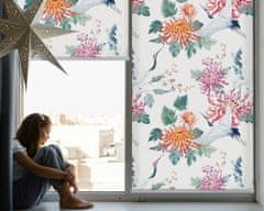 COLORAY.CZ Vnitřní roleta do okna Volavka a květina Rolet propuštění světla 60x140 cm