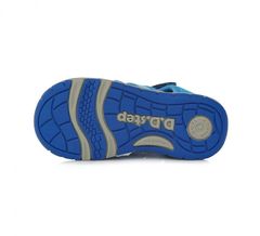 D-D-step sandály G065 modrá 338A 28