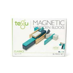 Tegu Magnetická stavebnice TEGU Blue - 24 dílů