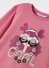 MAYORAL Dívčí tričko s dlouhým rukávem art. 3073, růžová, 116