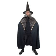 funny fashion Pánský kostým Čaroděj plášť a klobouk
