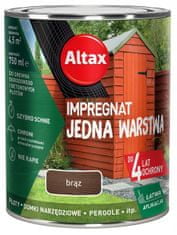 Altax Jednovrstvá hydroizolace na dřevo a beton hnědá 0,75 l