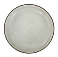 Clay Mělký talíř Negativ, ø 26cm, černobílá