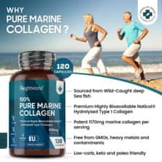 LocoNatura Mořský kolagen (120 kapslí)