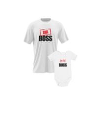 Happy Glano Pánské triko Big Boss - bílá Pánská velikost: S